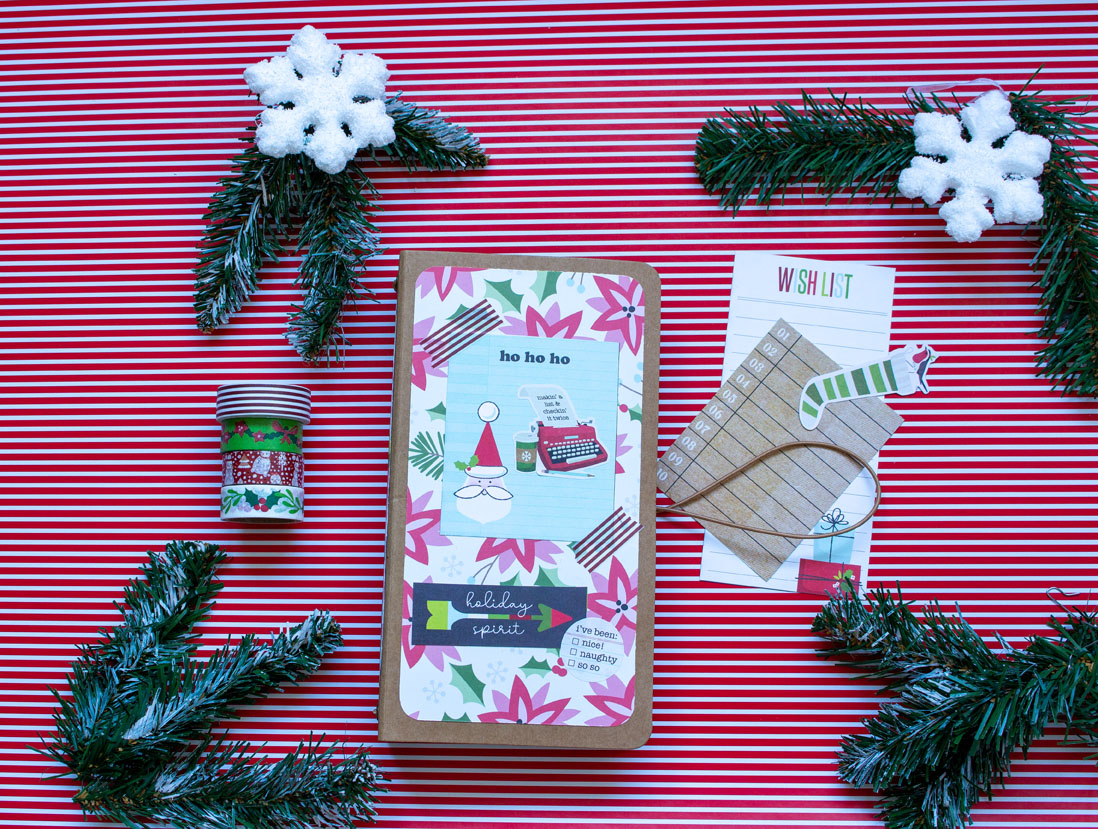 Kerstplanner rood en wit Kerstvoorbereidingen in een mooie planner
