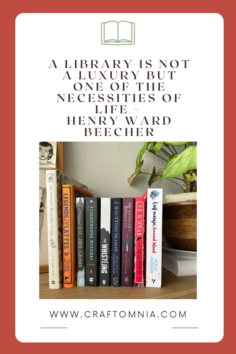 A library is not a luxury but one of the necessities of life. Quote van Henry Ward Beecher